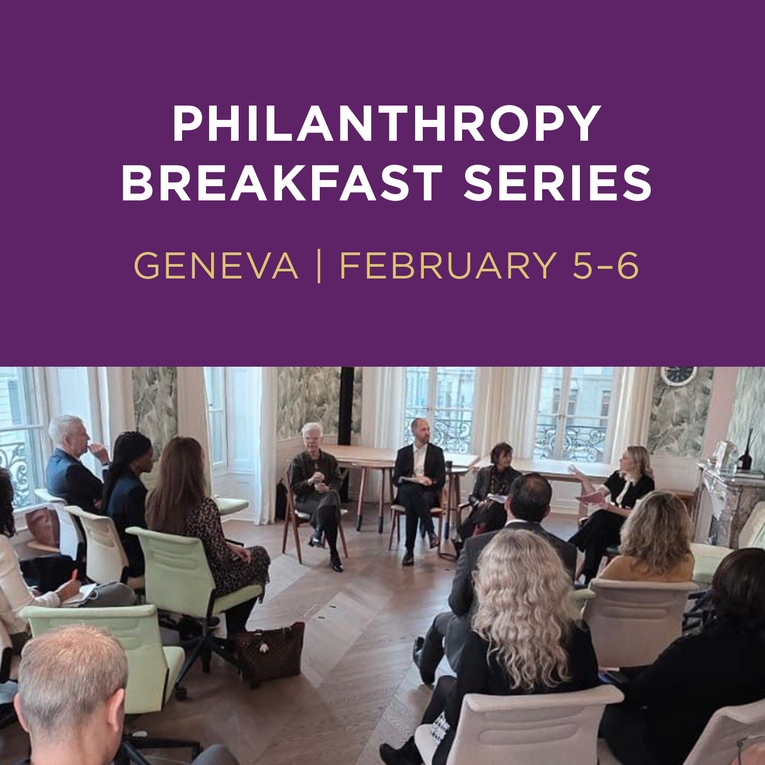 Geneva Philanthropy Breakfasts